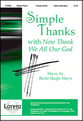 Simple Thanks with Now Thank We All Our God Two-Part Mixed choral sheet music cover